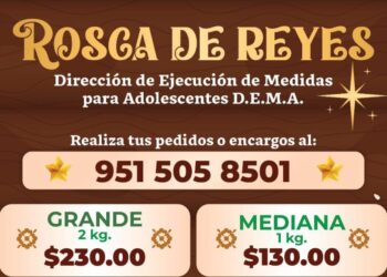 Anuncia SSPC venta de Roscas de Reyes elaboradas por juventudes privadas de su libertad