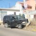 Muere por chocar en su camioneta contra poste en Santa Cruz Xoxocotlán
