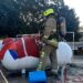 Atienden Bomberos de Oaxaca fuga de gas en restaurante del Centro Histórico