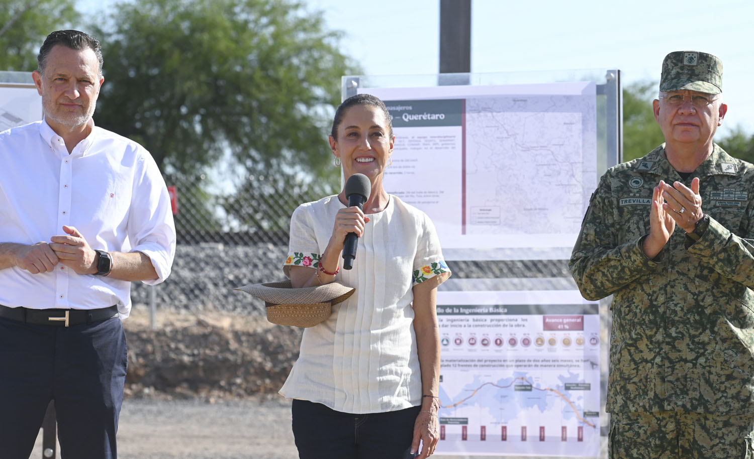 Inicia Presidenta Claudia Sheinbaum obras del tren Ciudad de México – Querétaro; será inaugurado en el año 2027