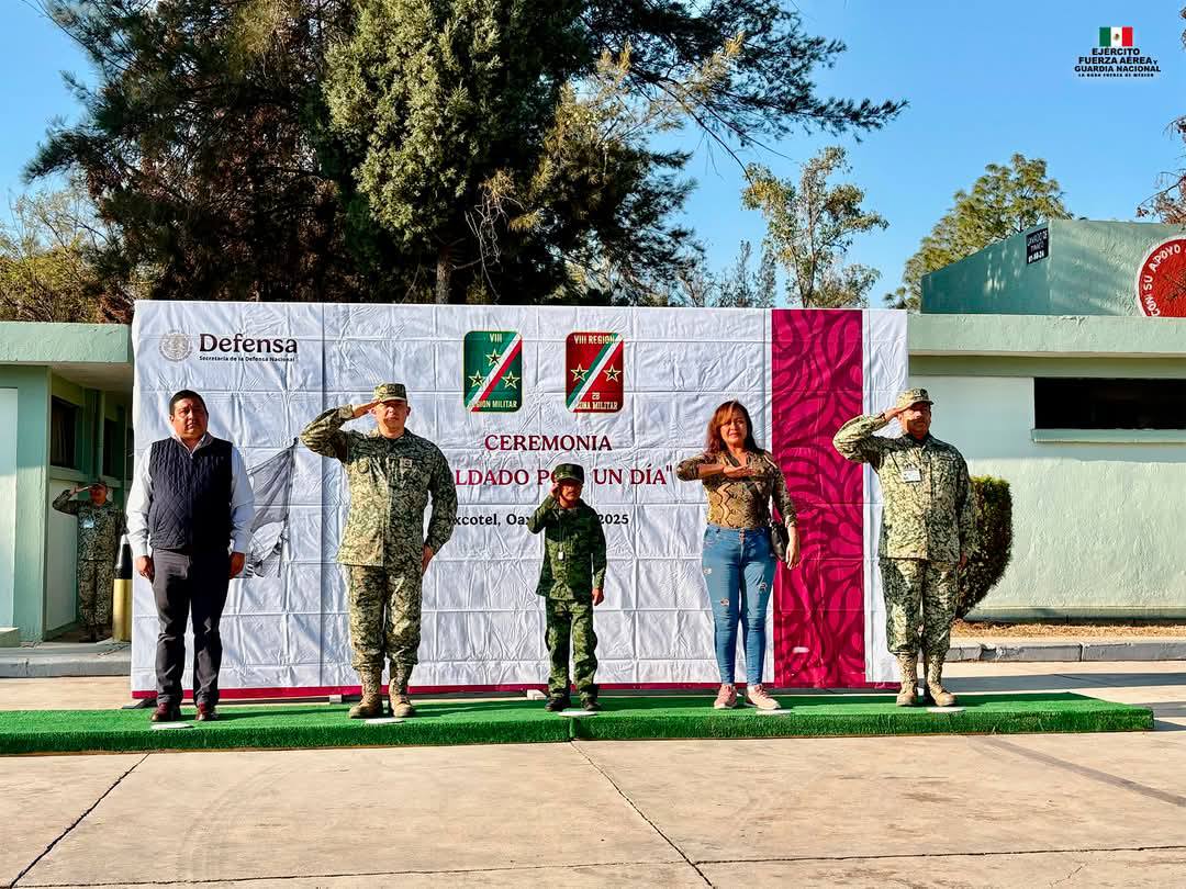 Nombran a Tomás, un niño con síndrome de Down «Soldado por un Día»