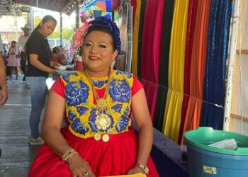 Hace historia: Grecia, la primera muxe en formar parte de una delegación oficial de la Guelaguetza