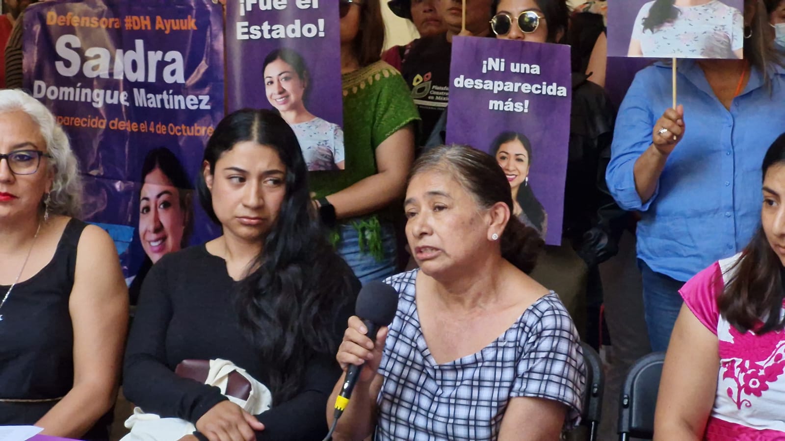 Pronuncian familiares y Komite Pëjy Tyotk hallazgo sin vida de defensora Sandra Domínguez