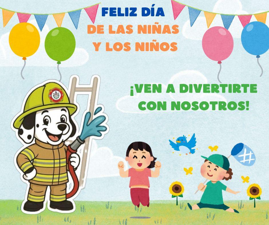 Invita Bomberos de Oaxaca a niñas y niños a conocer su estación por el Día del Niño