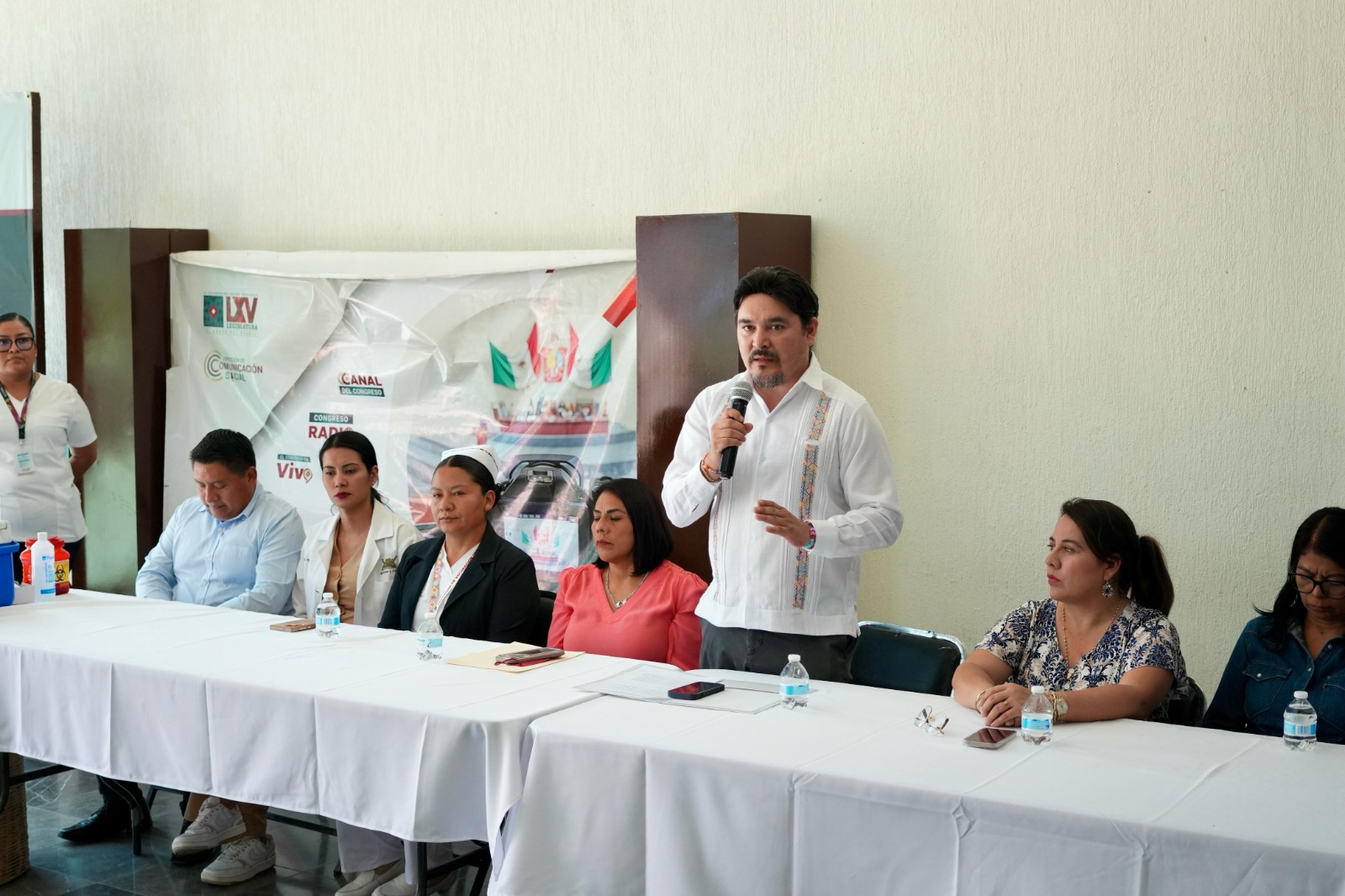 Instala SSO módulo de vacunación en el Congreso del Estado