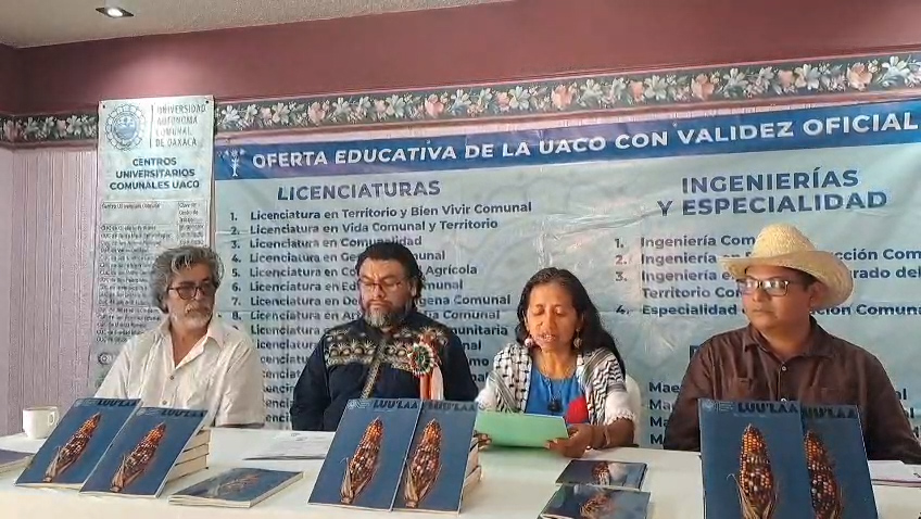 Presenta Universidad Autónoma Comunal de Oaxaca la revista LUU’LAA con saberes colectivos