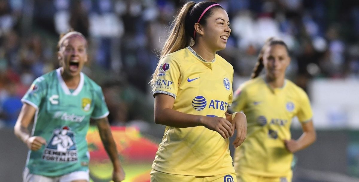 Igualan Bravas 2-2 al América en la Ida de la Liga MX Femenil