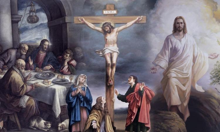 Conmemora la Semana Santa la Eucaristía y crucifixión de Cristo