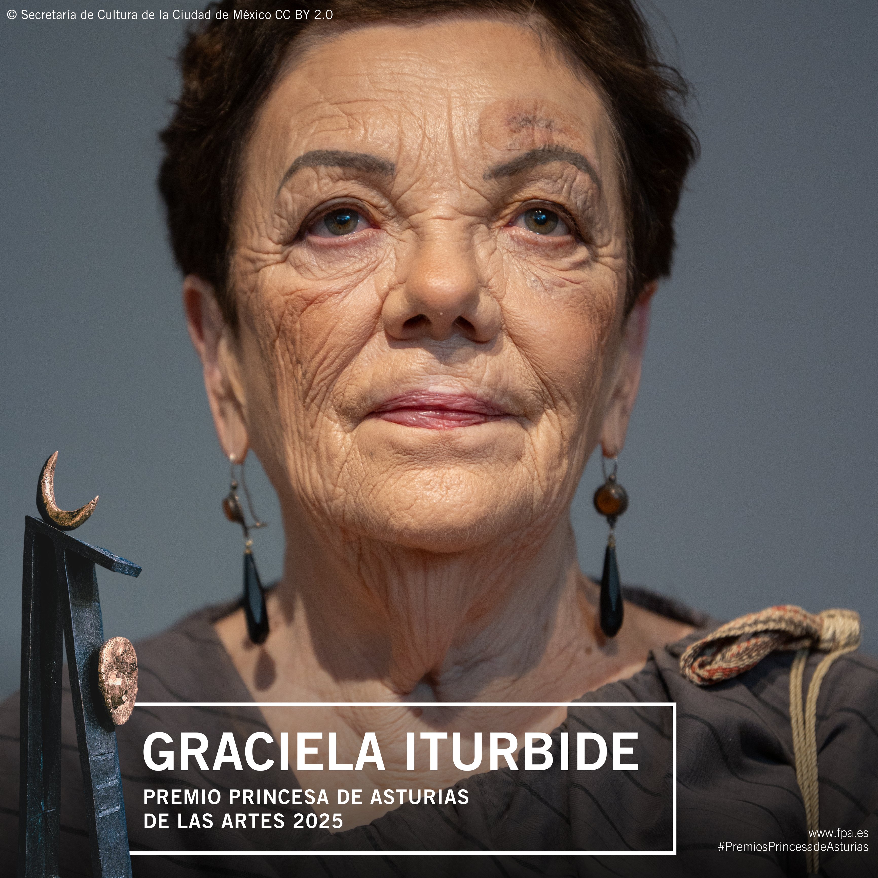 Galardona Fundación Princesa de Asturias a Graciela Iturbide con el Premio de las Artes 2025