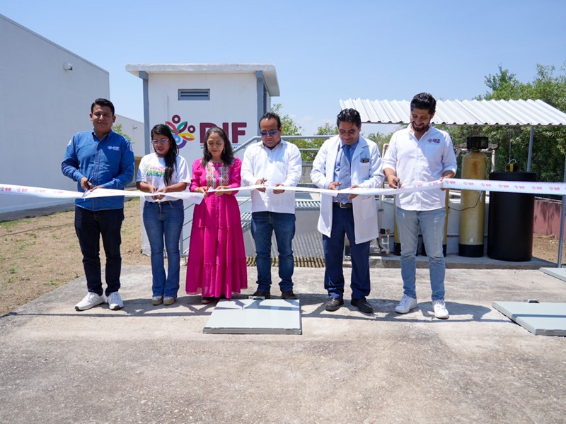 Tras 14 años de abandono, Ceabien y DIF Oaxaca reinauguran PTAR en instalaciones del CREE