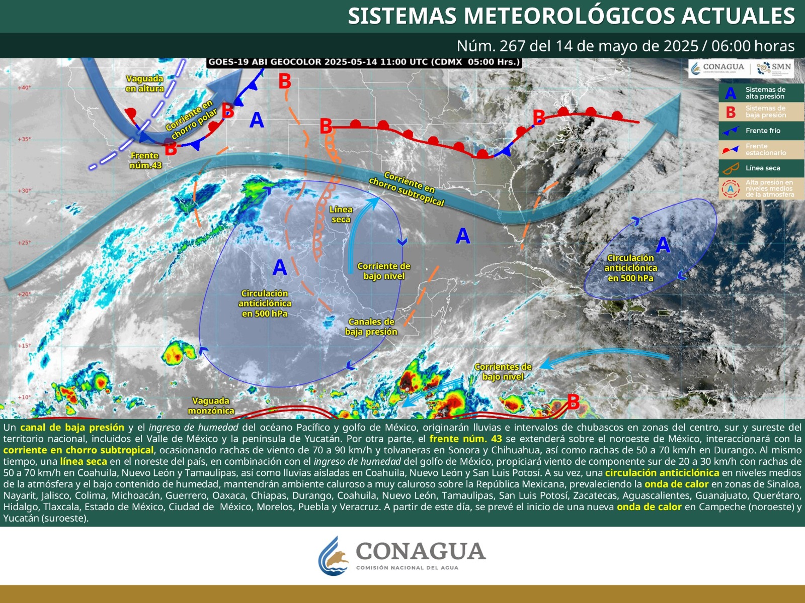 Se prevé clima estable en gran parte de Oaxaca para este miércoles