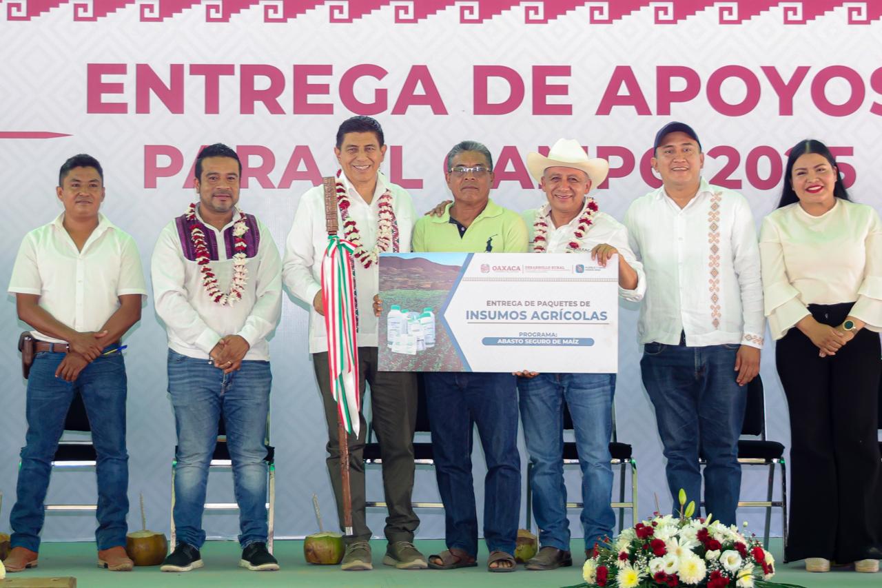 Con más de 43 mdp, Gobierno de Oaxaca respalda a las y los productores de la región Costa
