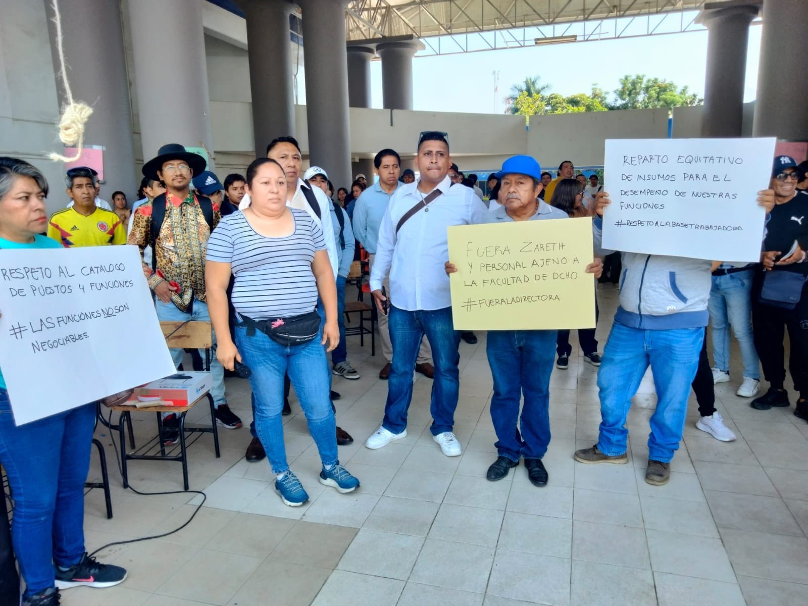 Se suma STEUABJO a la lucha del personal docente de la Facultad de Derecho de la UABJO