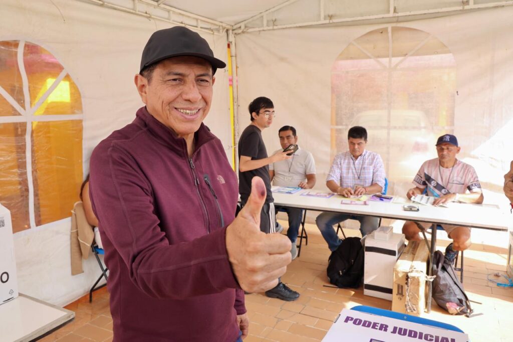 Destaca Salomón Jara alta participación ciudadana al arranque de la elección del Poder Judicial