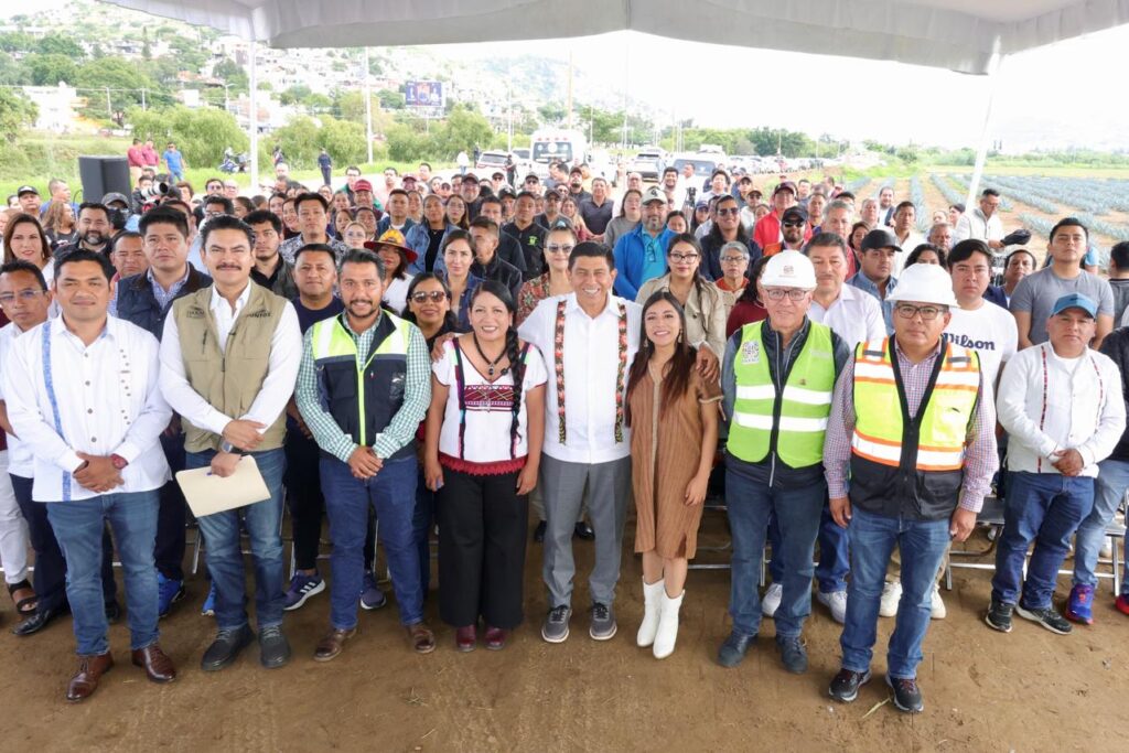 Inicia Salomón Jara construcción de nueva carretera al aeropuerto de Oaxaca en riberas del Río Atoyac