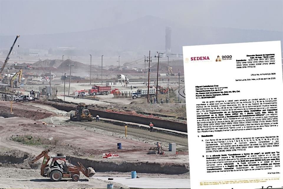 Investiga Sedena compra de diésel robado para construcción del AIFA