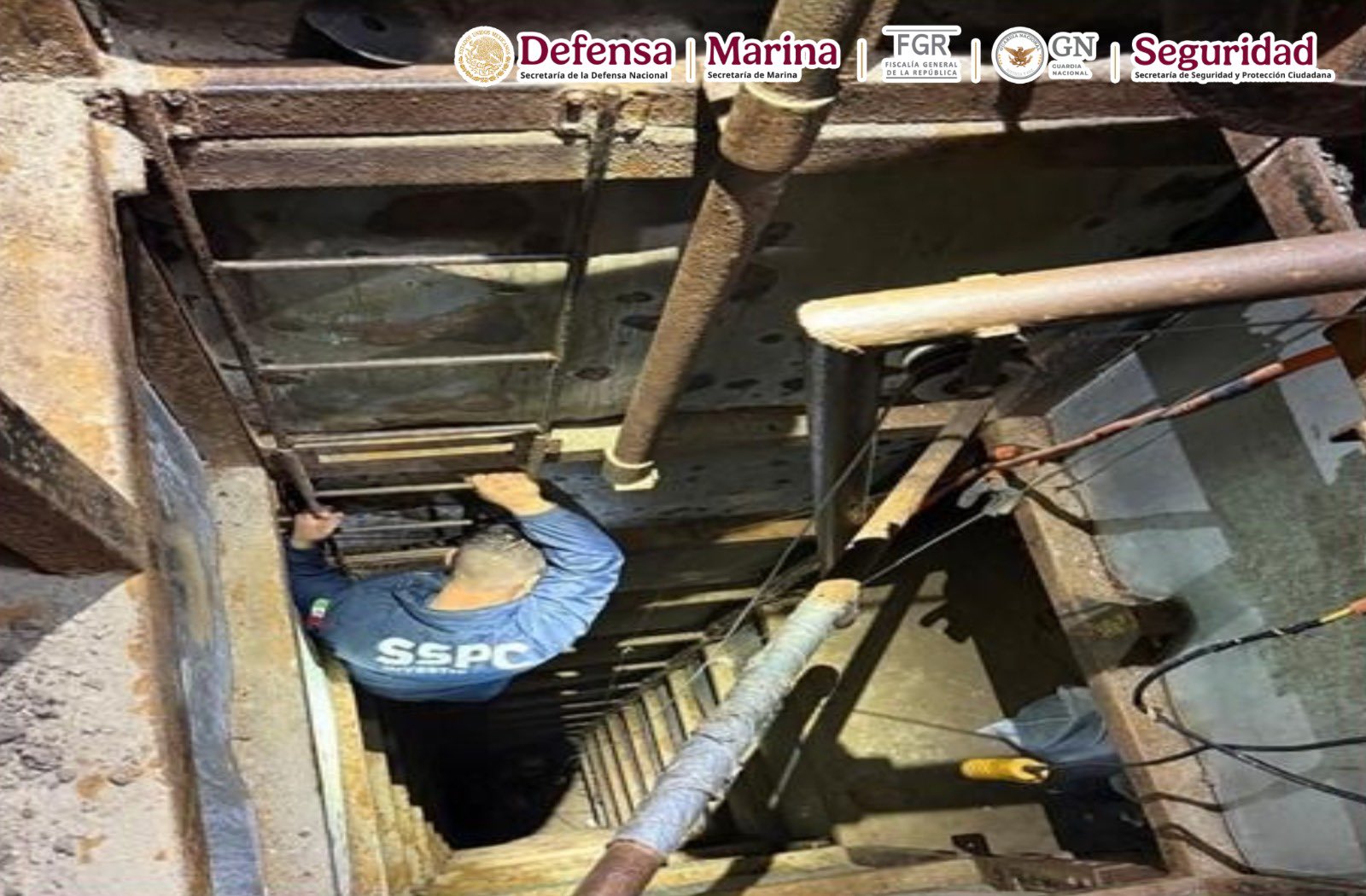 Descubre la Secretaría de Seguridad mexicana un túnel de 600 metros entre Tijuana y Estados Unidos