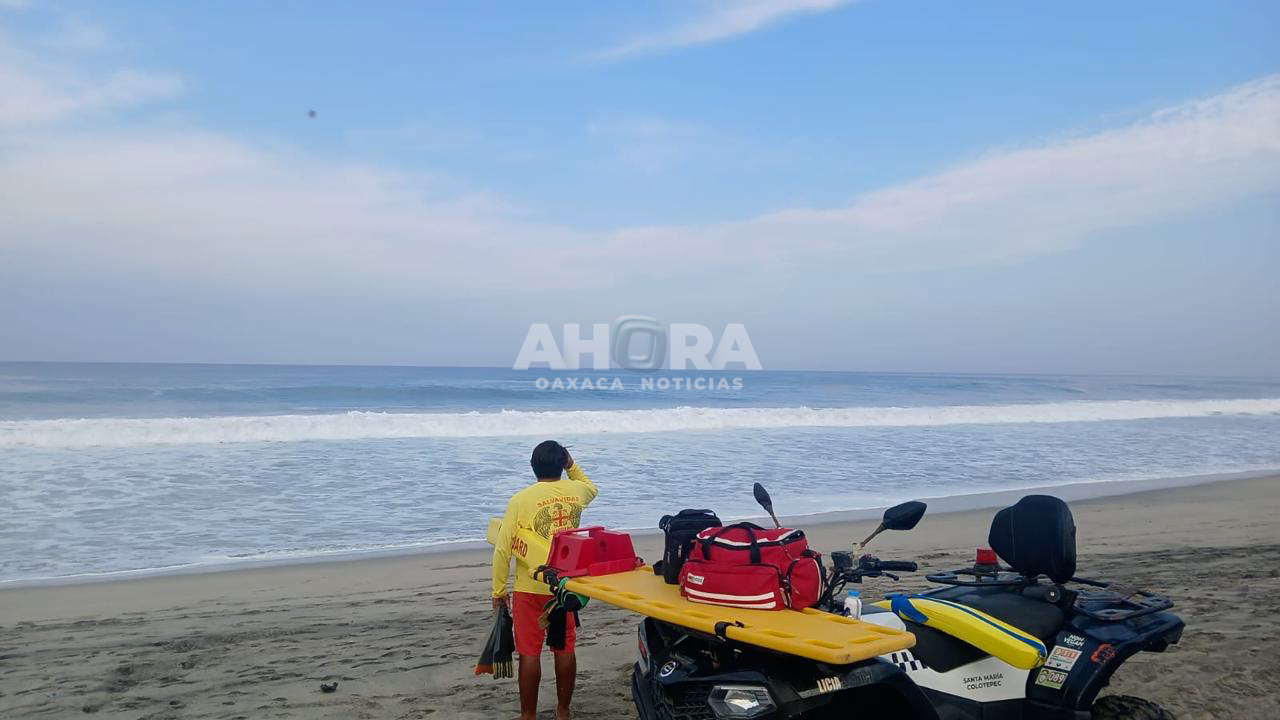 Activan búsqueda de turista tras reporte de ahogamiento en playa Zipolite: Protección Civil