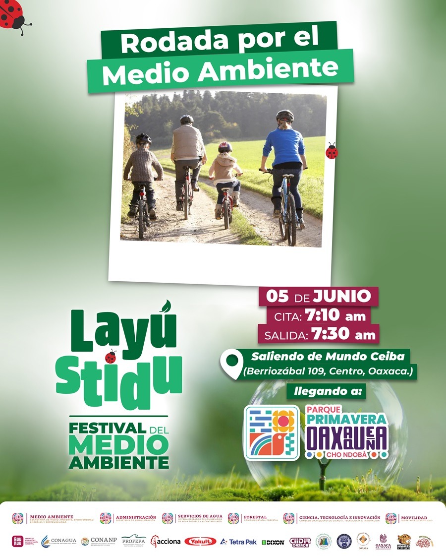 Iniciará Festival del Medio Ambiente “Layú Stidu” con paseo ciclista por el Medio Ambiente