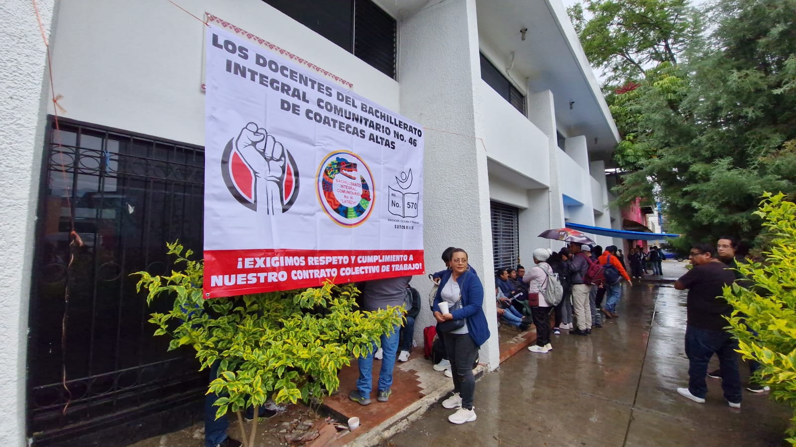 Exige Sindicato del CSEIIO atención a pliego de demandas en oficinas centrales