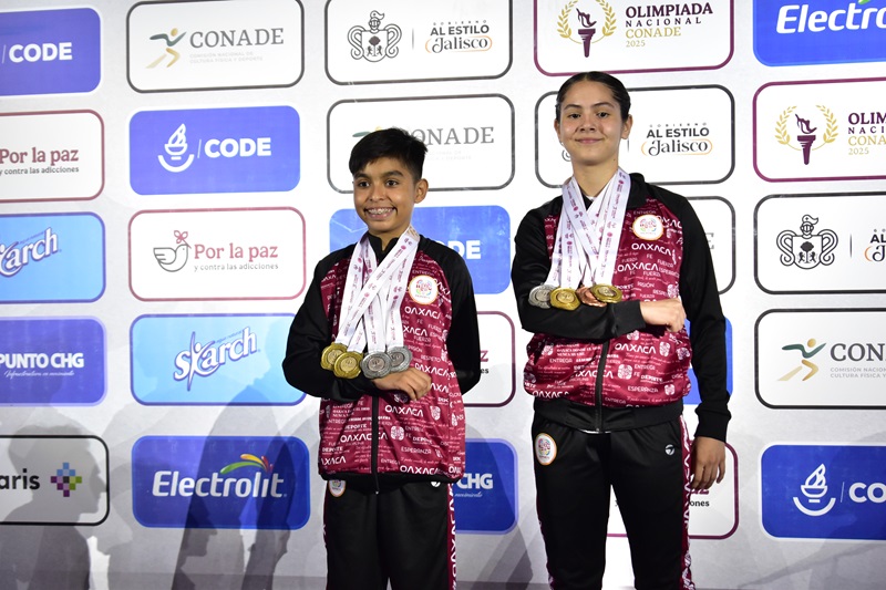 Oaxaca hace historia: rompe récord de oros en la Olimpiada Nacional Conade 2025