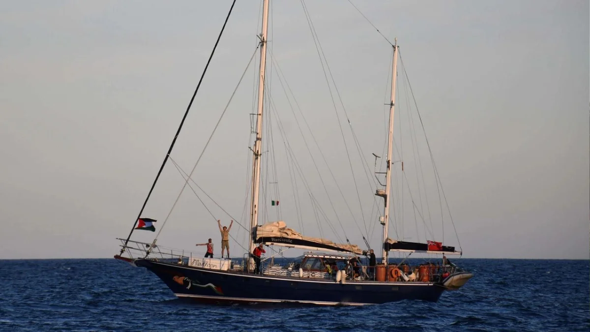 Intercepta Israel velero humanitario rumbo a Gaza