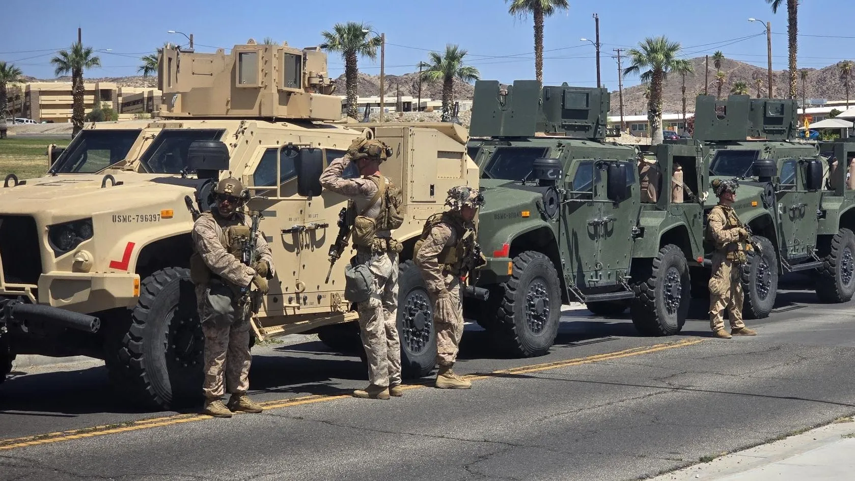 Despliega Pentágono 700 marines en Los Ángeles para contener protestas