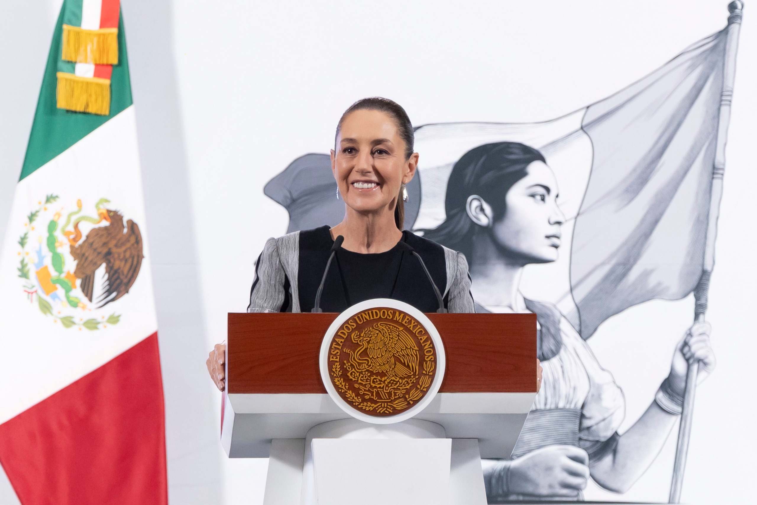 Reporta Sheinbaum baja tasa de desempleo en México durante mayo