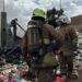 Controlan Bomberos de Oaxaca incendio en basurero clandestino en San Francisco Lachigoló