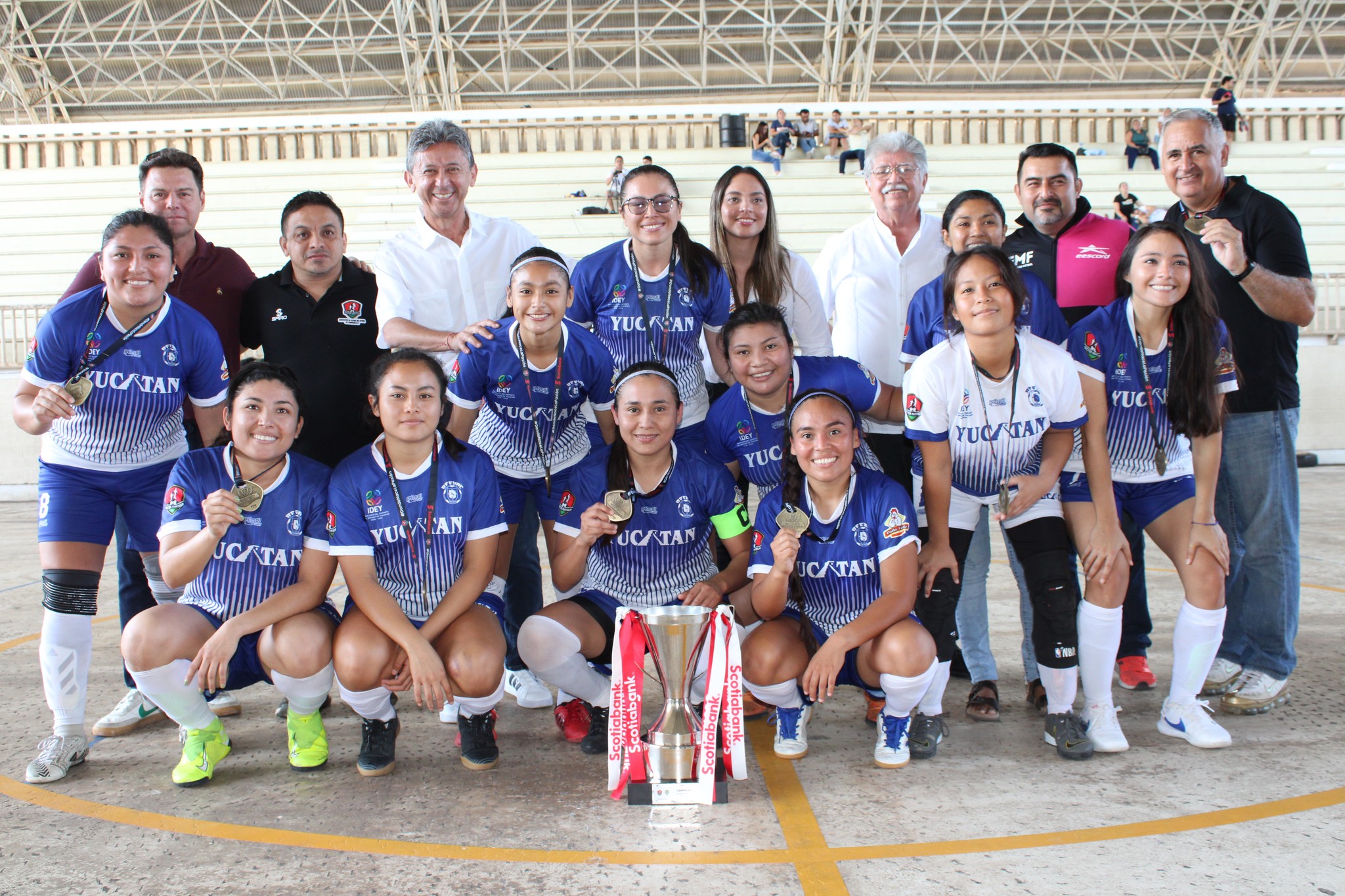Triunfa equipo femenil de fútbol sala de Yucatán en torneo internacional