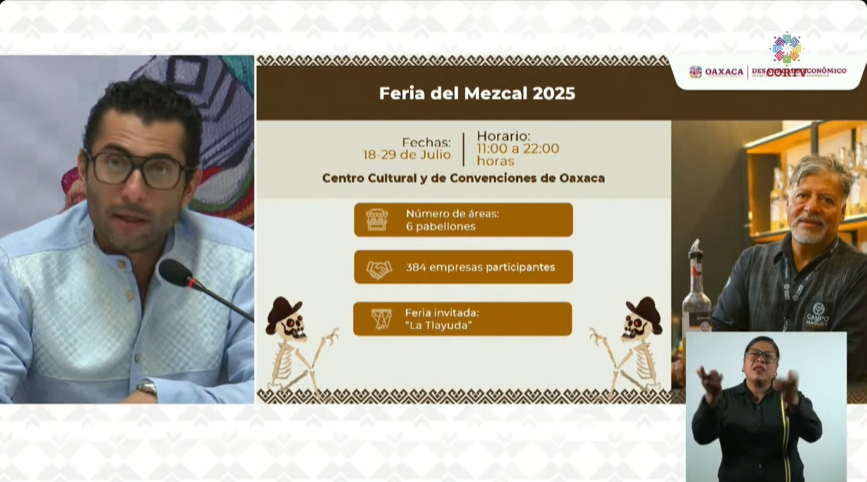 Reporta SEDECO derrama económica de 13 MDP en la Feria del Mezcal 2025