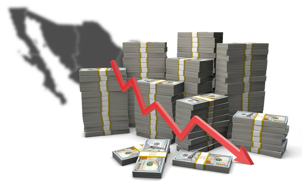 Crece deuda externa de México 17.4% en un año