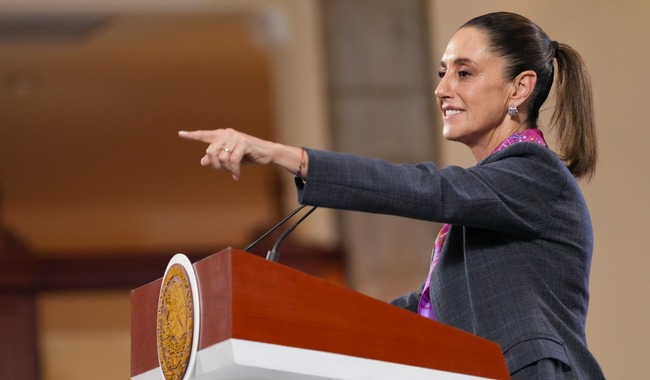 Responde Sheinbaum a EU sobre drones en frontera
