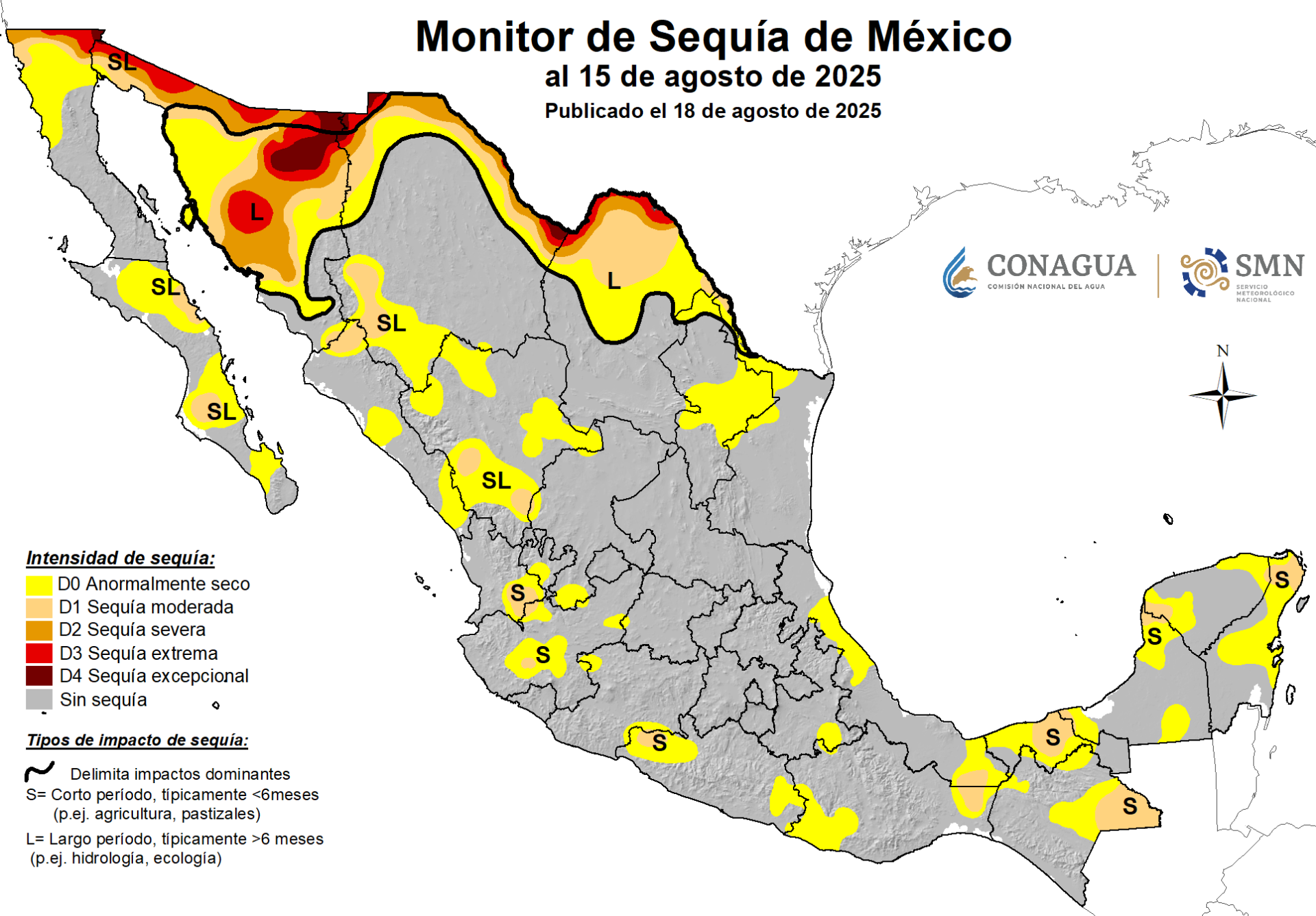 Aumenta sequía en México pese a temporada de lluvias