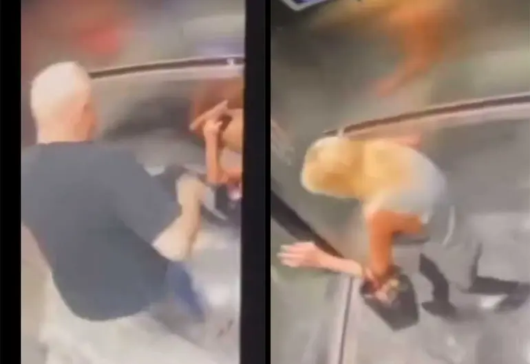 Indigna video de agresión a mujer en residencial capitalino