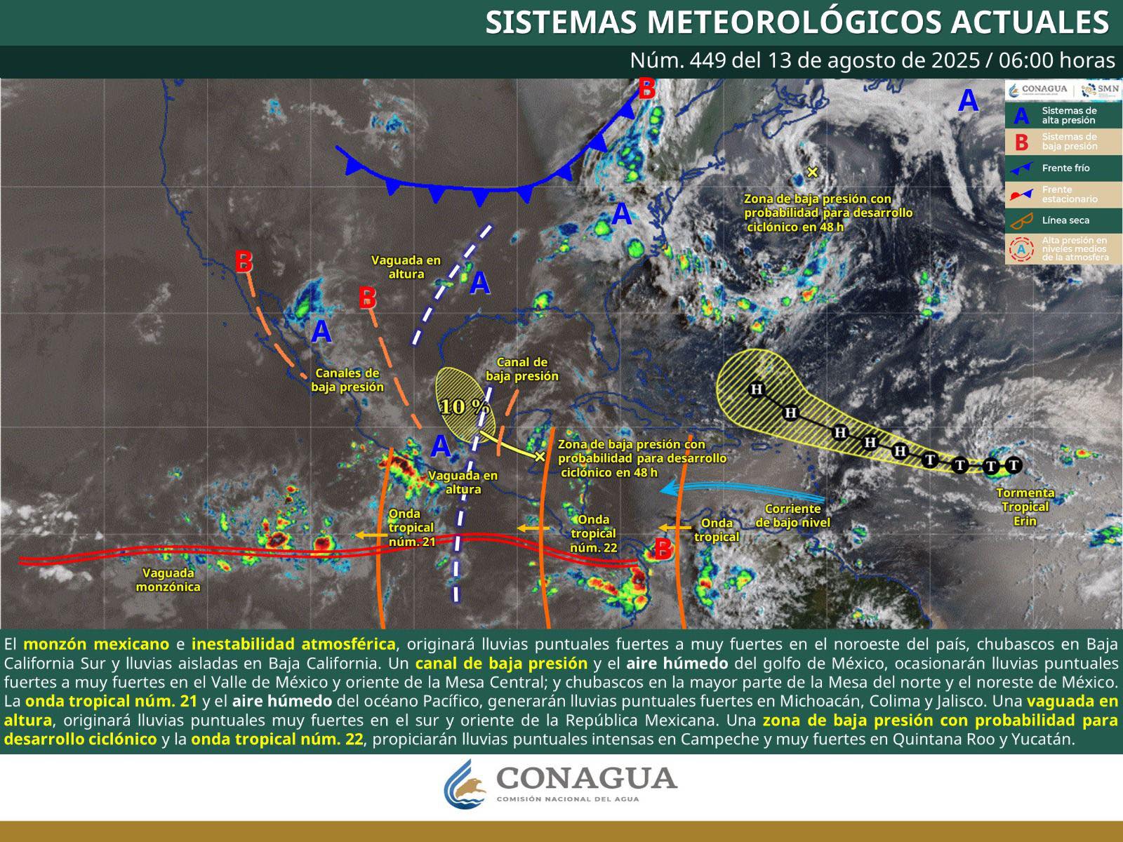 Pronostican lluvias, tormentas eléctricas y posibles granizadas en zonas altas de Oaxaca