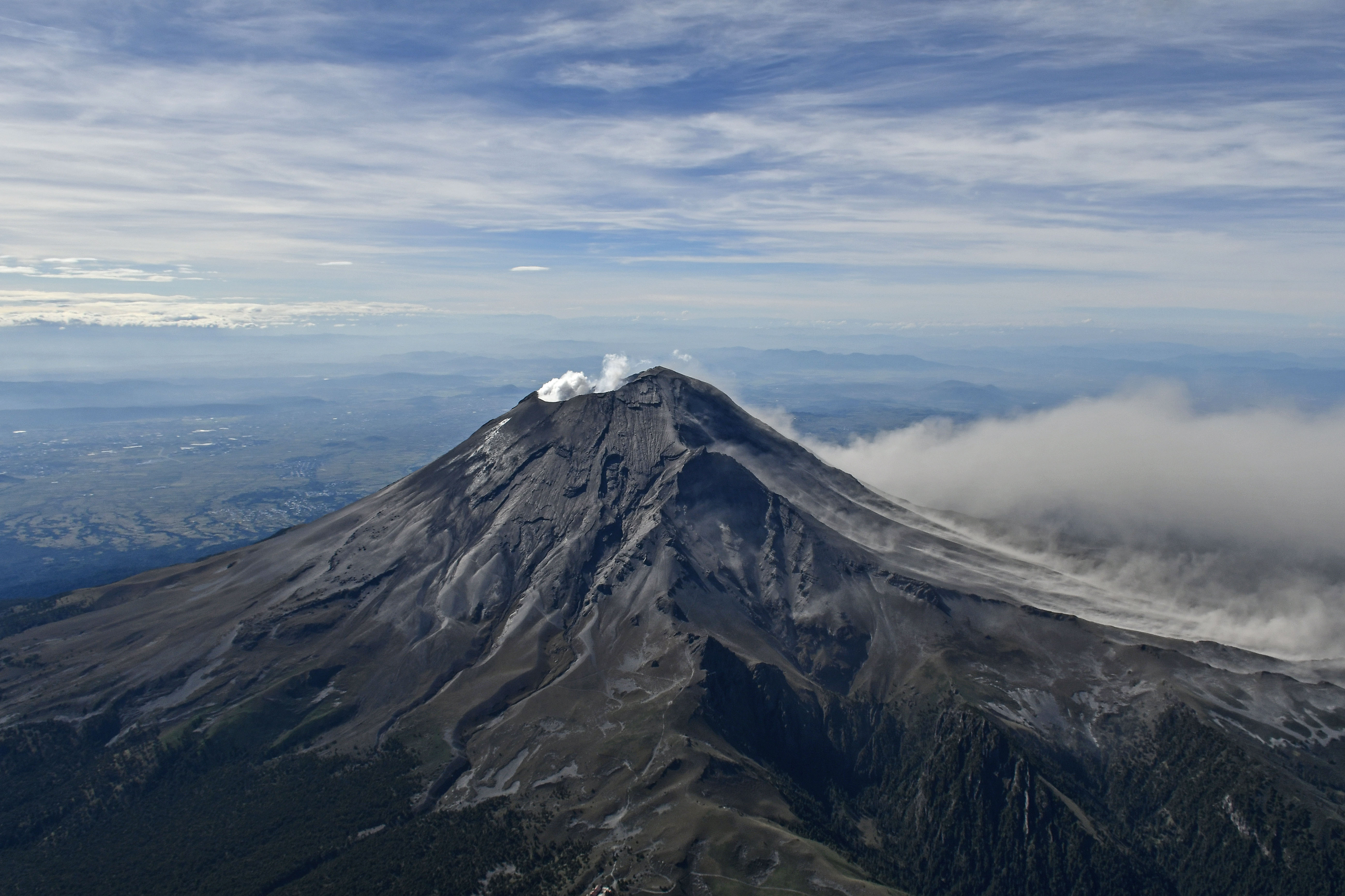Alerta SGIRPC por posible caída de ceniza en CDMX por actividad del Popocatépetl