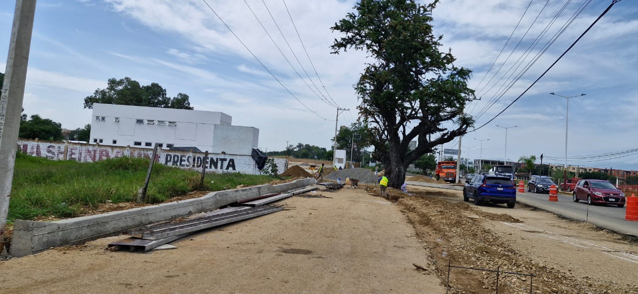 Avanzan trabajos de la terminal del BiniBus en Xoxocotlán; operará en septiembre