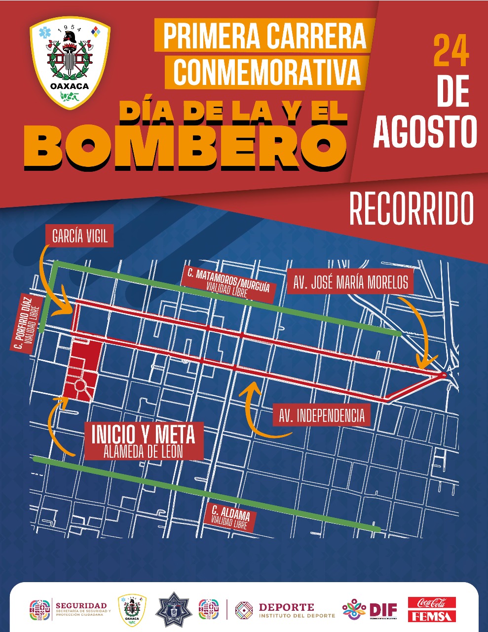 Implementará SSPC dispositivo vial durante Primera Carrera Conmemorativa del Día de la y el Bombero