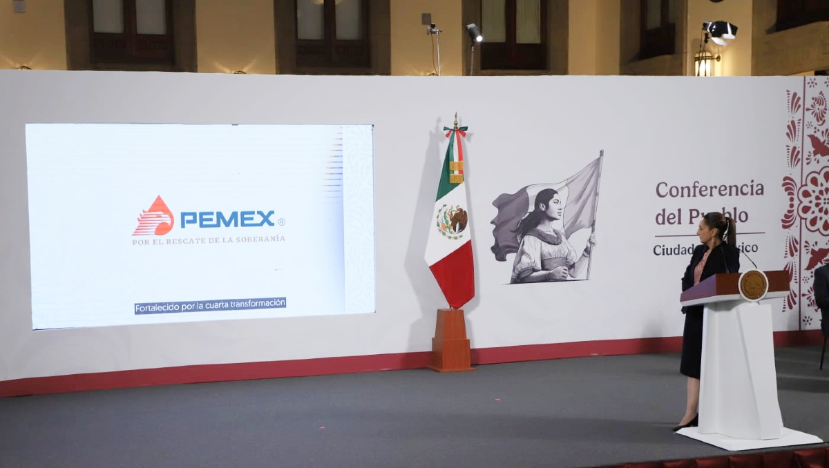 Presenta Sheinbaum plan de rescate para fortalecer a Pemex