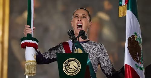 Claudia Sheinbaum hace historia: primera presidenta en dar el Grito de Independencia
