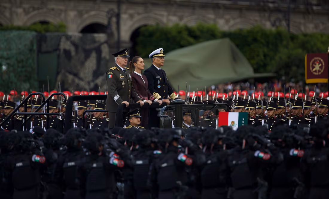 Sheinbaum comanda Desfile Militar en aniversario de Independencia
