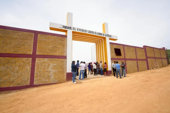 Inaugura presidenta ampliación de panteón en Xoxocotlán