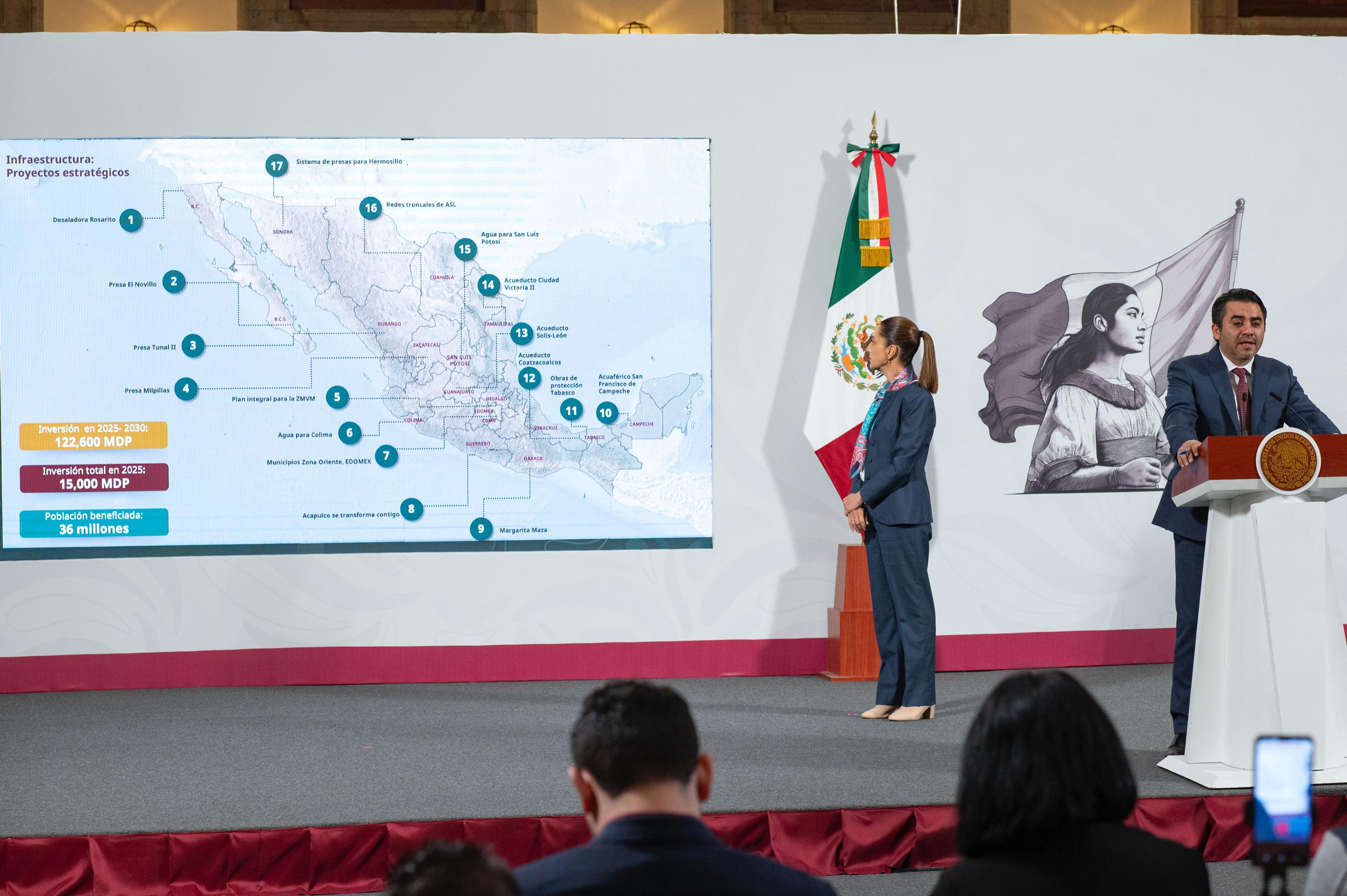 Avanza Conagua en 17 proyectos hídricos para resolver crisis de agua