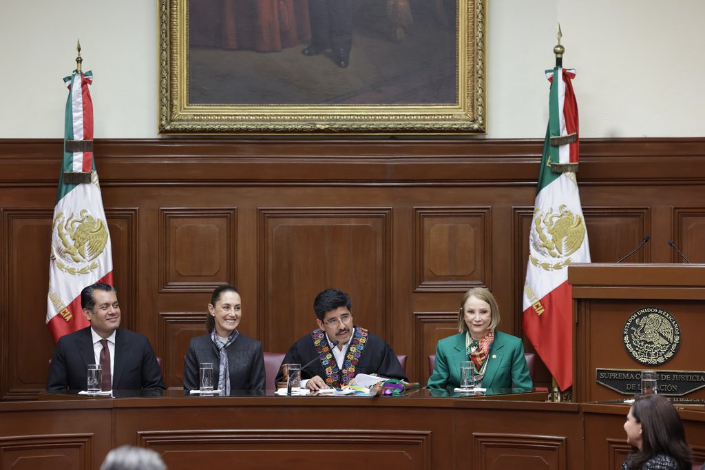 Rinden protesta nuevos ministros de la Suprema Corte de Justicia de la Nación en histórica sesión