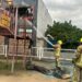 Controla HBCO incendio de tobogán en área de juegos en Candiani