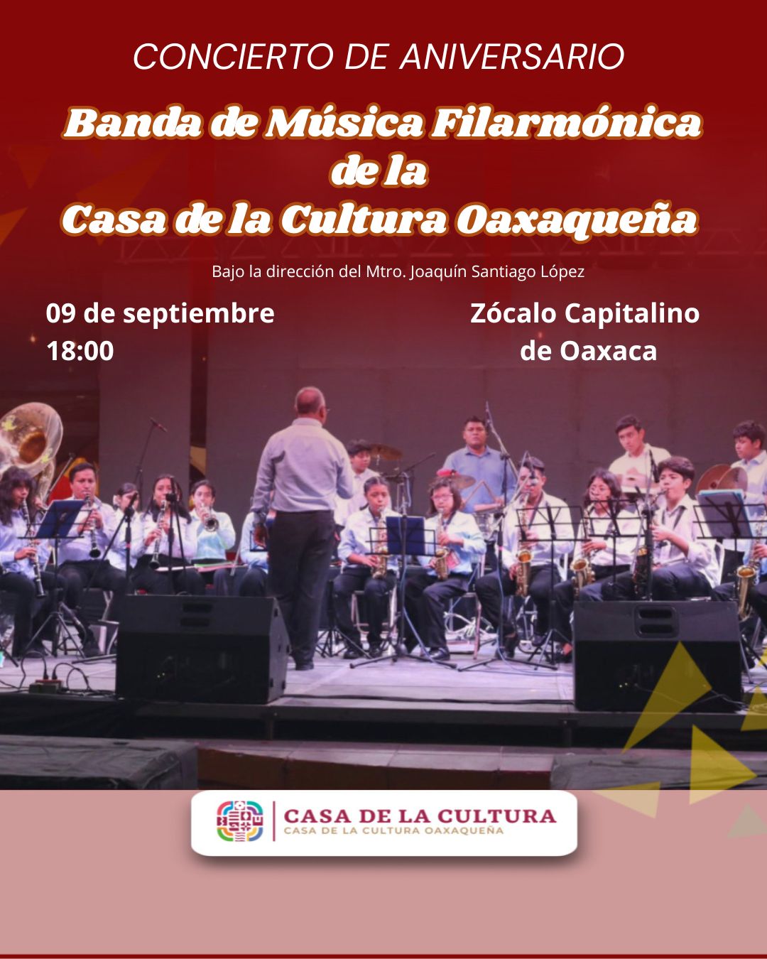 Ofrecerá Banda Filarmónica de la CCO concierto para celebrar su 20 aniversario