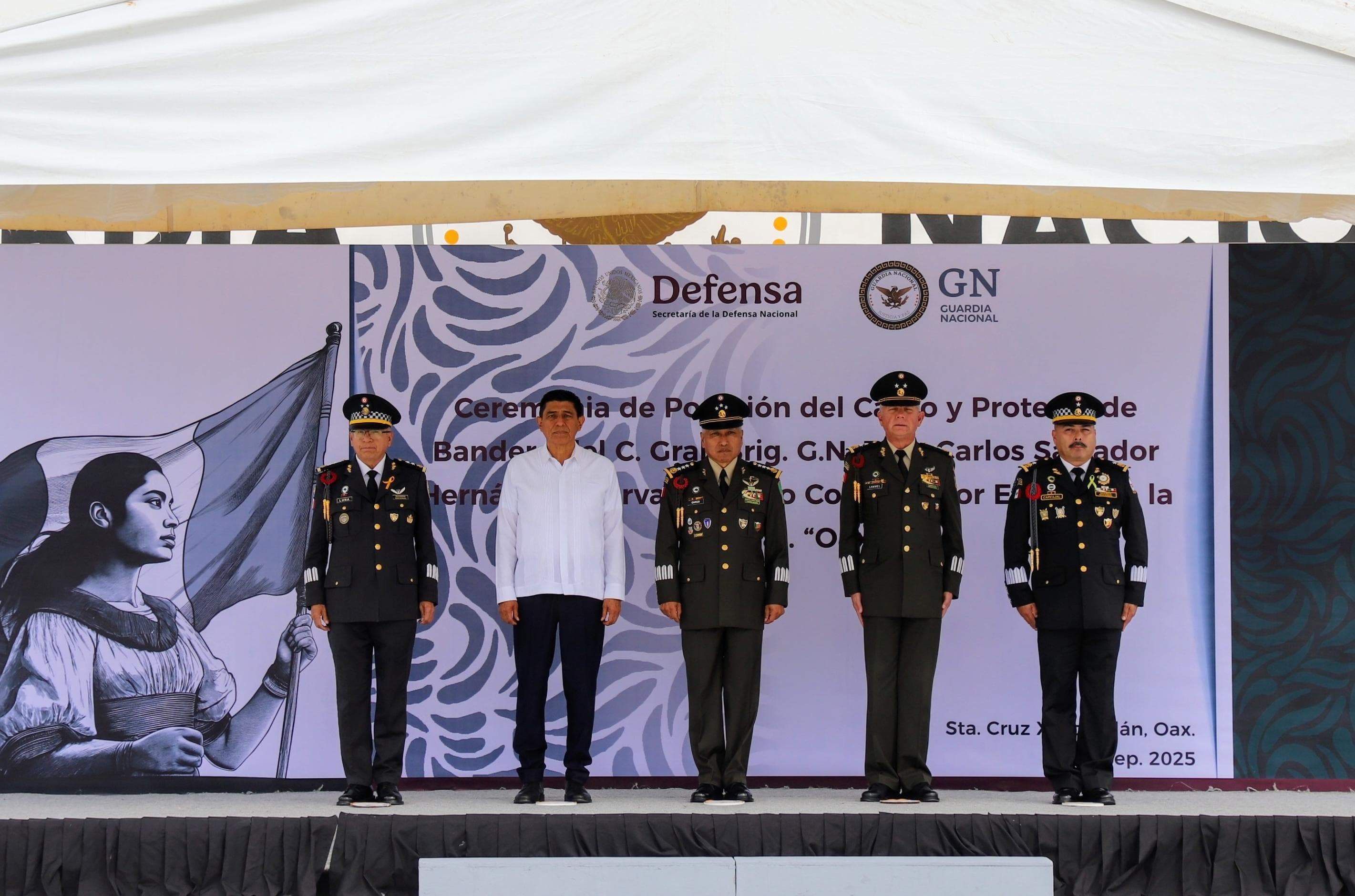 Toma protesta coordinador estatal de la Guardia Nacional