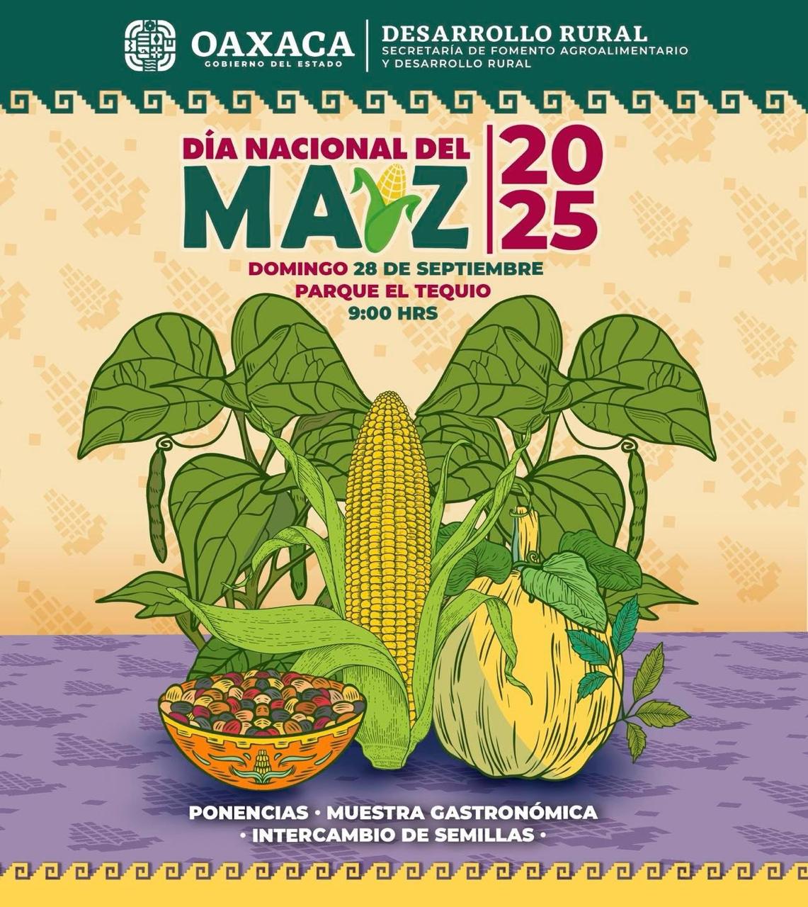 Invita Sefader a celebrar el Día Nacional del Maíz
