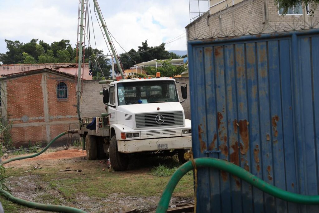 Realiza Soapa desfogue de agua controlado por trabajos del Pozo Auxiliar 1 de Xoxocotlán